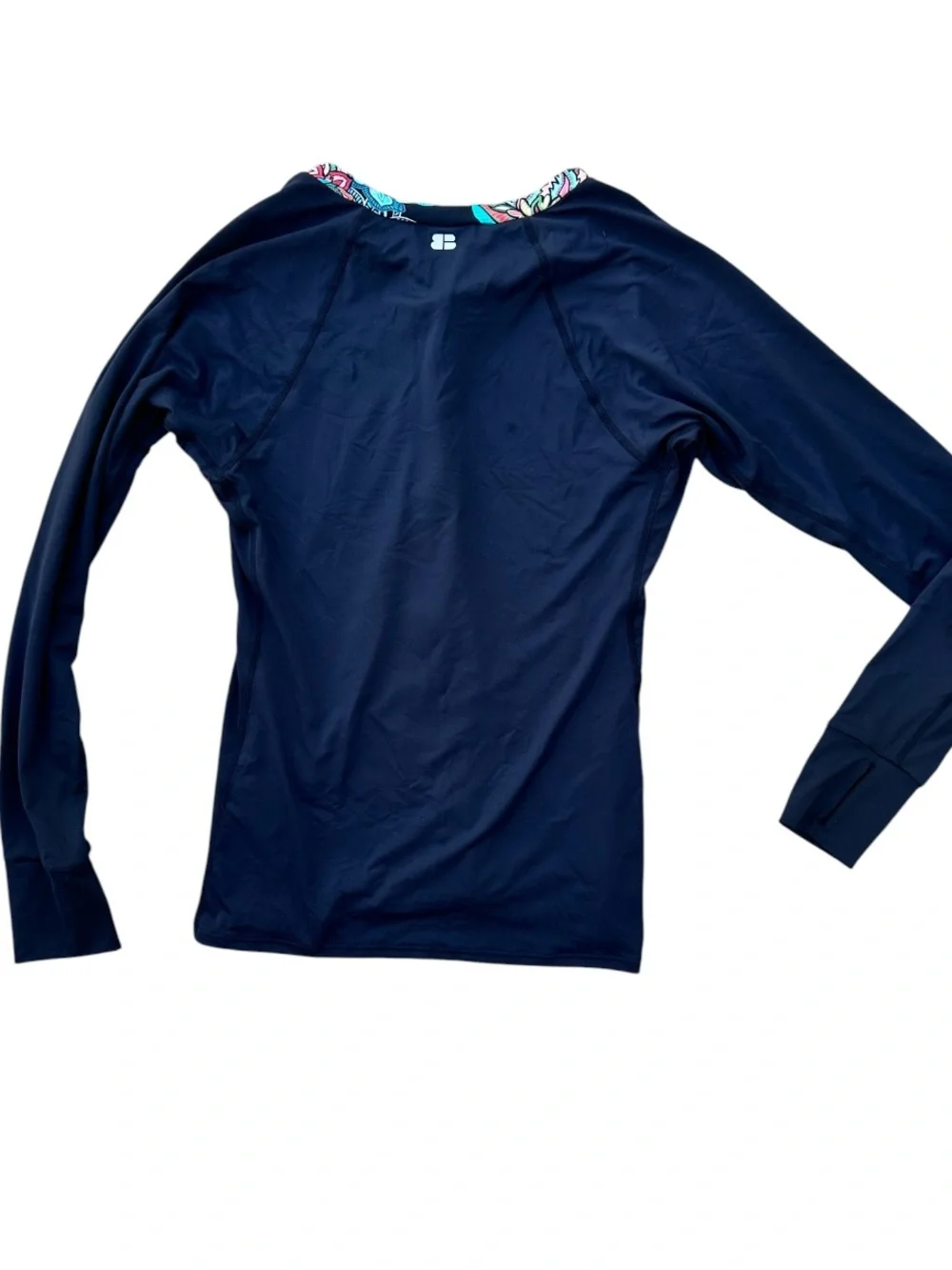 BEACH HOUSE Sport Women's Bright Floral Full Zip Long Sleeve Rash Guard Swim Top